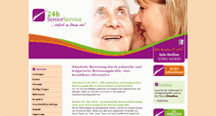 Desktop Screenshot of 24h-seniorservice.de